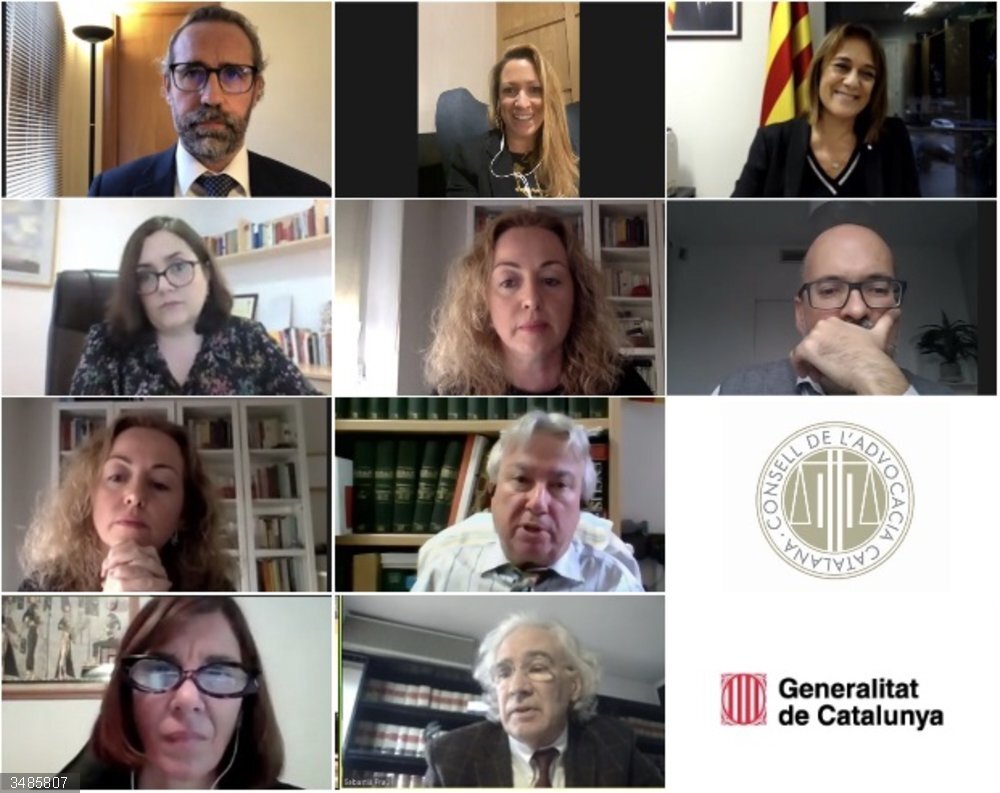 Gay (Cicac) apela a la "responsabilidad colectiva" para usar más el catalán en la Justicia XI Jornada sobre el uso del catalán en la Justicia, organizada por la Comisión de lengua del Cicac,