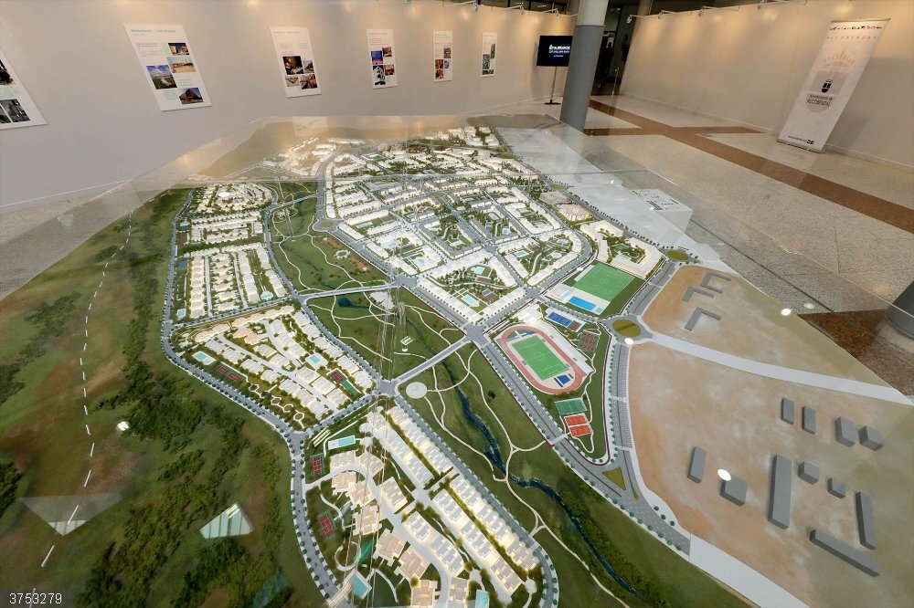 Maqueta del nuevo barrio de Valgrande en Alcobendas Maqueta del nuevo barrio de Valgrande en Alcobendas