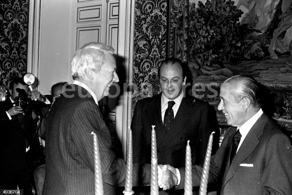 Carlos Arias Navarro Y El Ex Primer Ministro Britanico Edward Heath Europapress Carlos Arias Navarro Y El Ex Primer Ministro Britanico Edward Heath Europapress