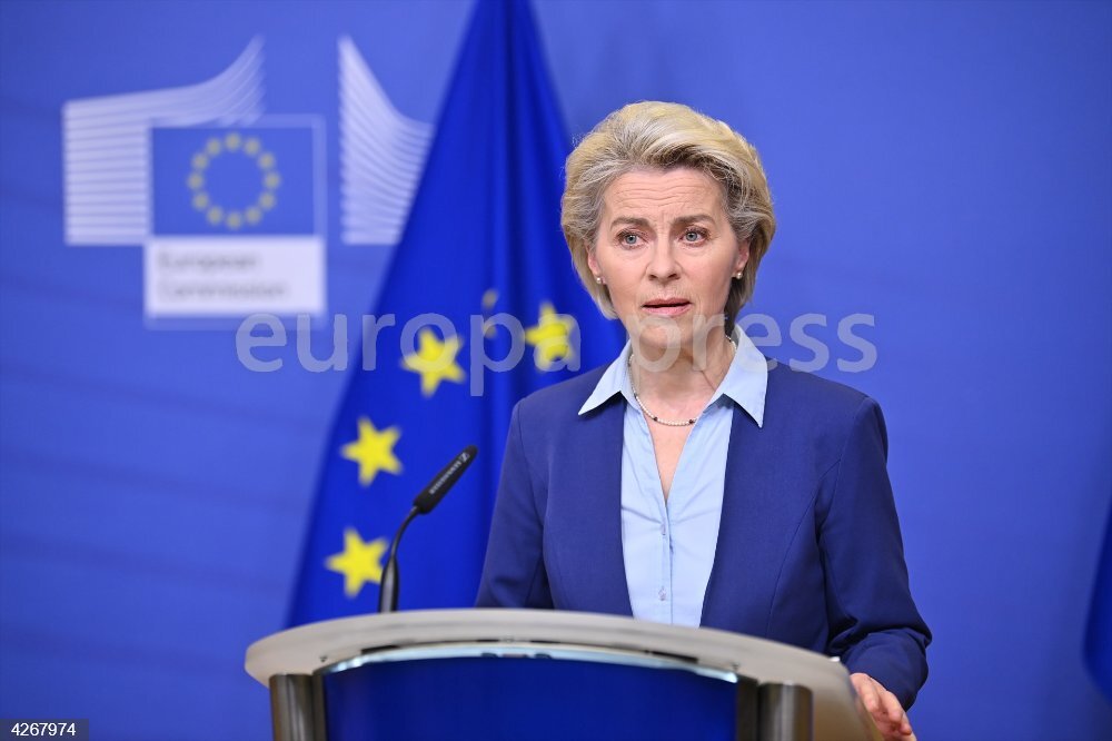 European Commission President Ursula press conference - EUROPAPRESS