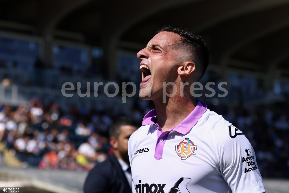 FOOTBALL - ITALIAN CHAMP - ATALANTA v CREMONESE Emanuele Valeri of U.S. Cremonese celebrates after scoring the equaliser during the italian soccer Serie A match Atalanta BC vs US Cremonese on September 11, 2022 at the Gewiss Stadium in Bergamo, Italy - Photo Francesco Scaccianoce/LiveMedia / DPPI
