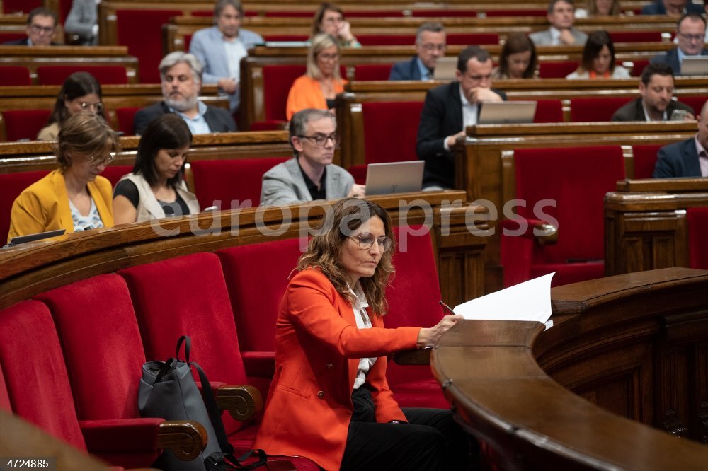 El Parlament Vota Si Pide A Aragonès Una Cuestión De Confianza Con El Govern En Crisis Europapress 7876