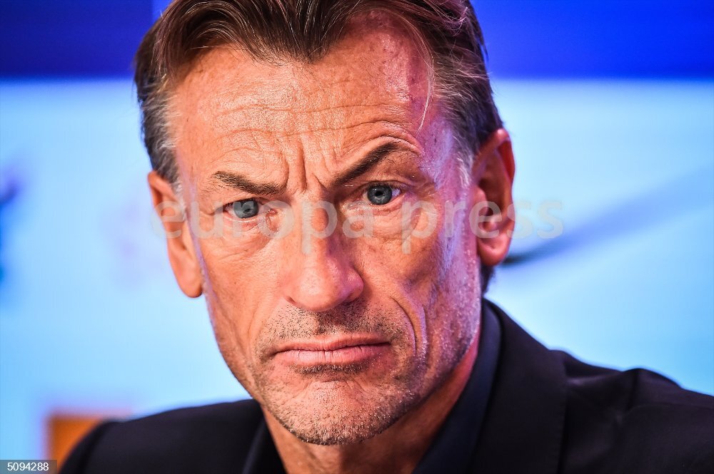 Football France Press Conference Of Coach Herve Renard Europapress 