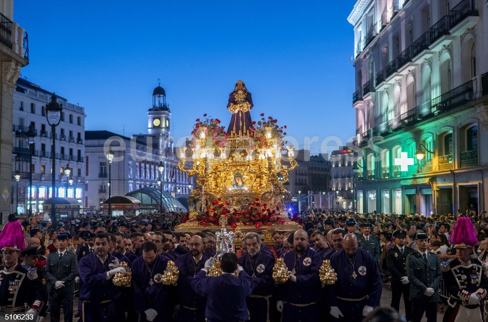 Procesión De Jesús De Medinaceli El Viernes Santo En Madrid Europapress 