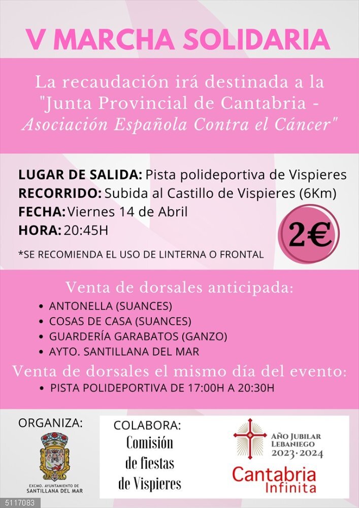 CArtel de la V Marcha Solidaria contra el Cáncer. CArtel de la V Marcha Solidaria contra el Cáncer.