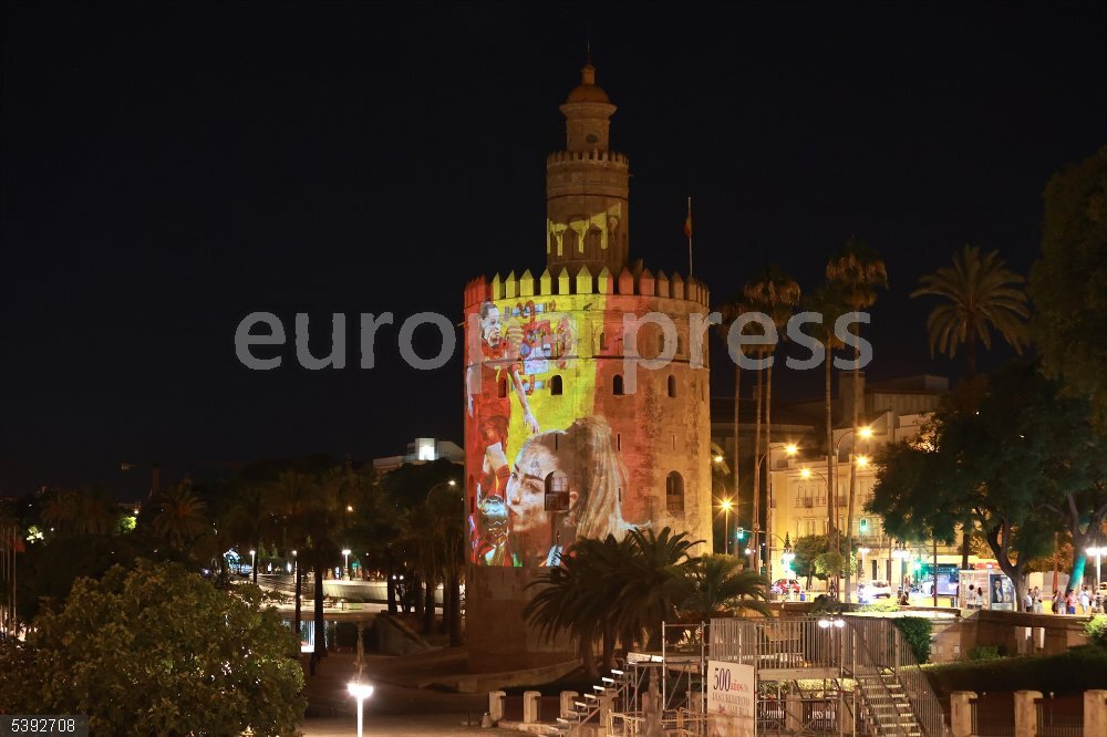 La Torre del Oro celebra el éxito de las campeonas del mundo EUROPAPRESS La Torre del Oro celebra el éxito de las campeonas del mundo EUROPAPRESS