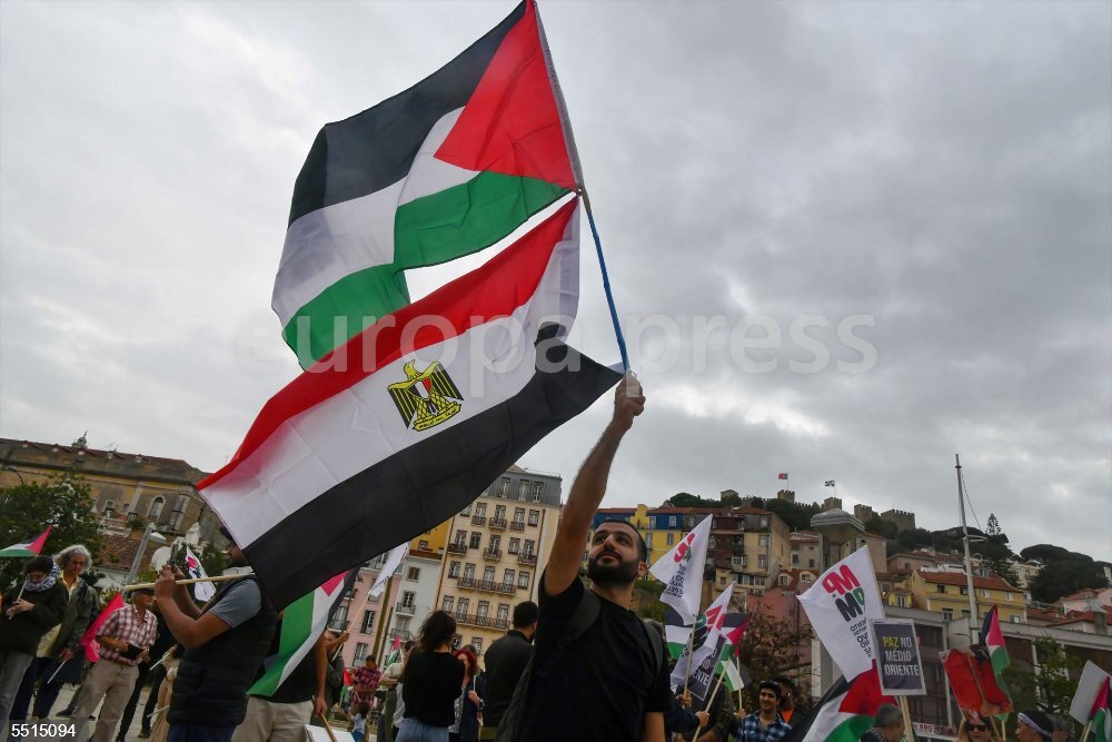 Pro Palestine Protest Lisbon