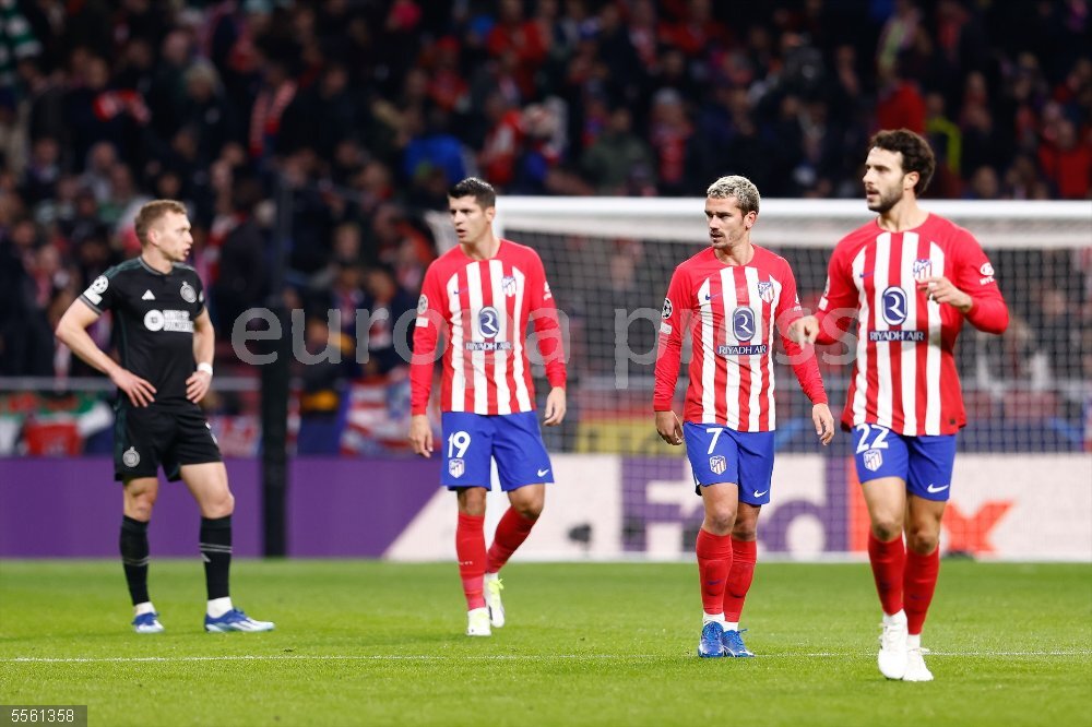 Atletico de Madrid v Celtic FC UEFA Champions League Group E EUROPAPRESS Atletico de Madrid v Celtic FC UEFA Champions League Group E EUROPAPRESS