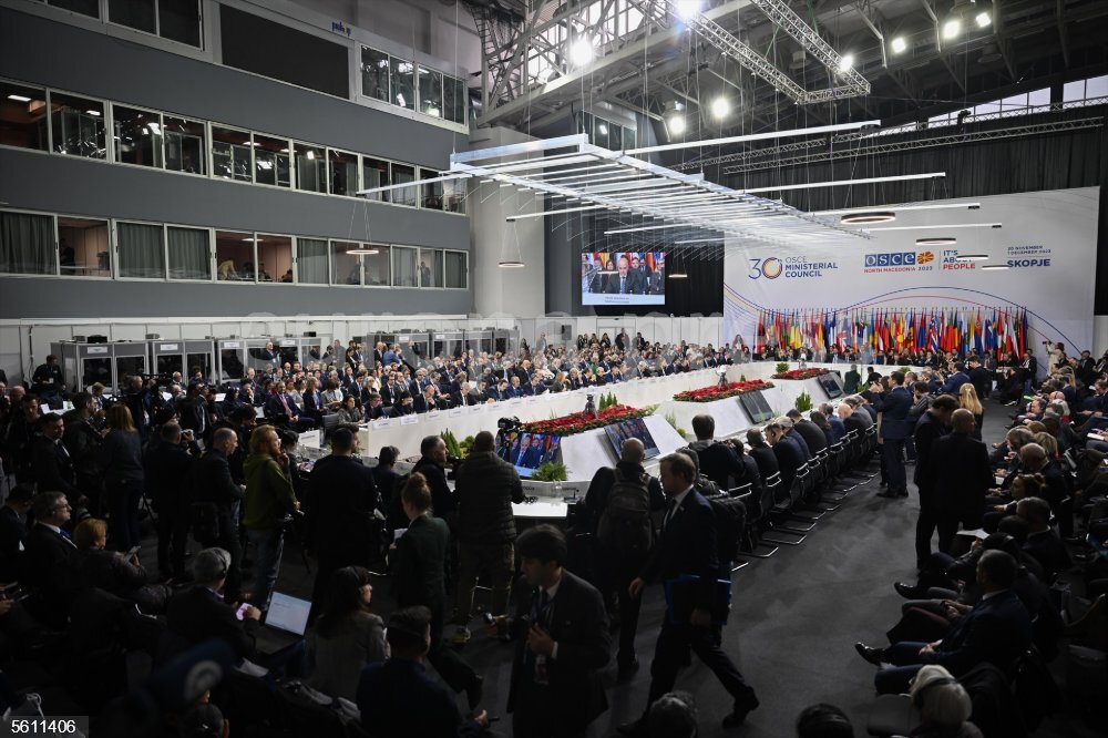 OSCE Foreign Ministers' Meeting in North Macedonia - EUROPAPRESS