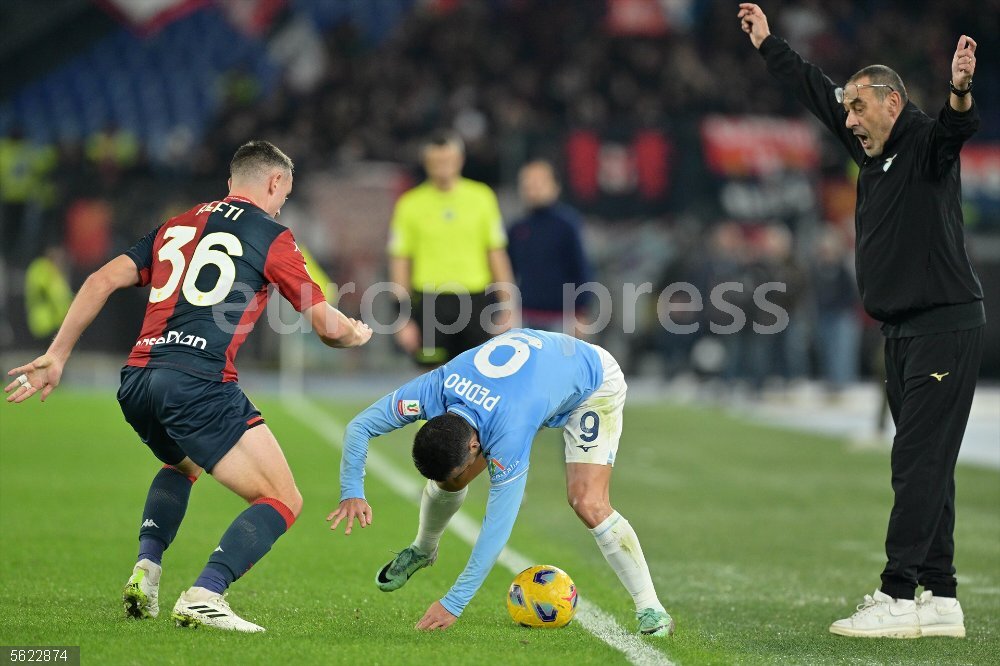 AS Roma v Genoa CFC - Serie A Silvan Hefti of Genoa CFC during the Serie A