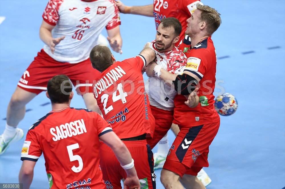 HANDBALL - MEN'S EHF EURO 2024 - NORWAY v POLAND - EUROPAPRESS