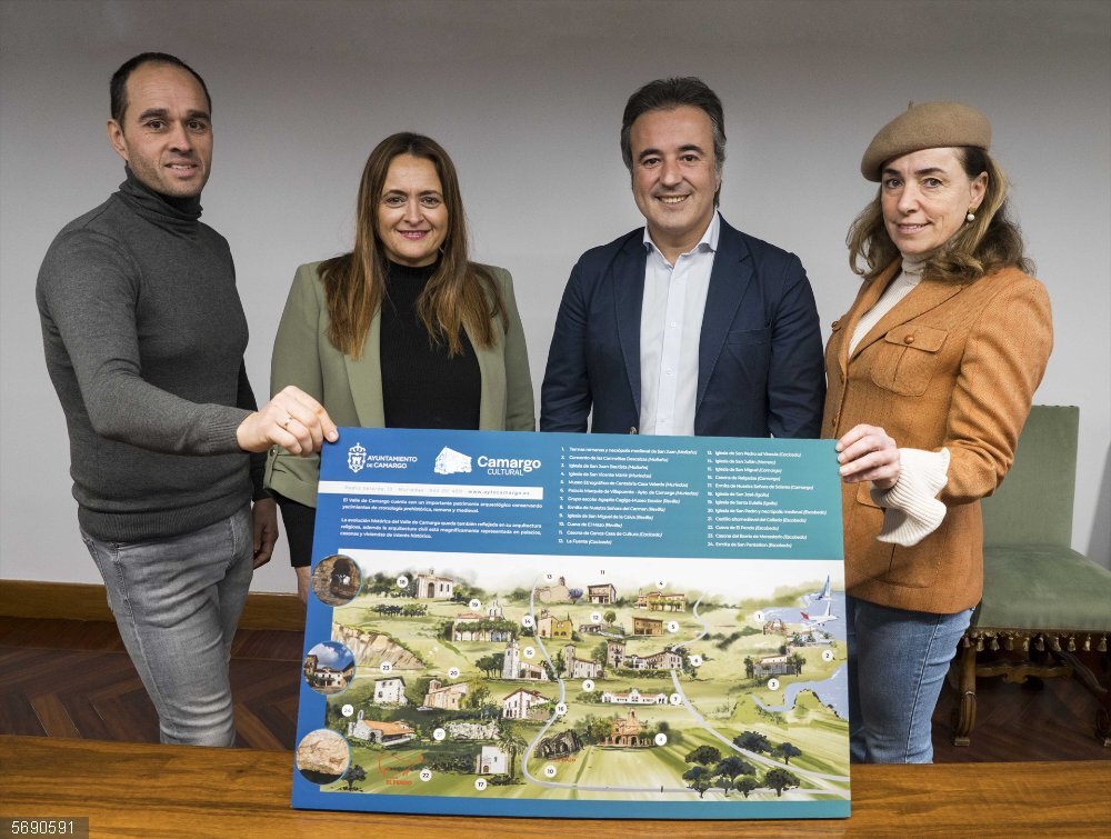 Camargo edita un mapa turístico que recoge el patrimonio cultural e histórico Camargo edita un mapa turístico que recoge el patrimonio cultural e histórico