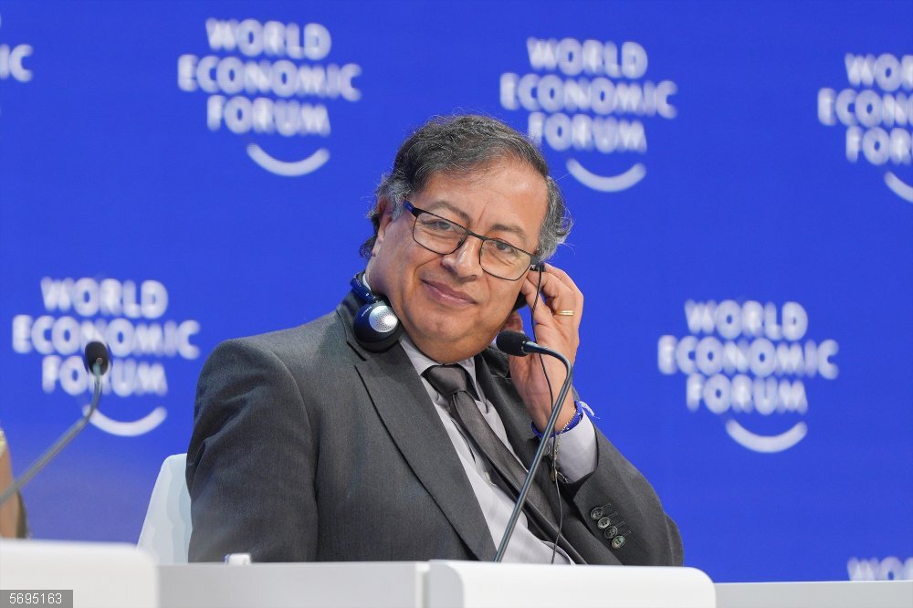 Ecuador.- Colombia y Ecuador perfilan un plan de colaboración judicial para la repatriación de presos colombianos El presidente de Colombia, Gustavo Petro, durante el Foro Económico Mundial de Davos, en Suiza