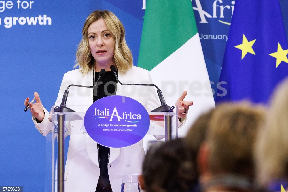 Italy-Africa International Summit in Rome - EUROPAPRESS