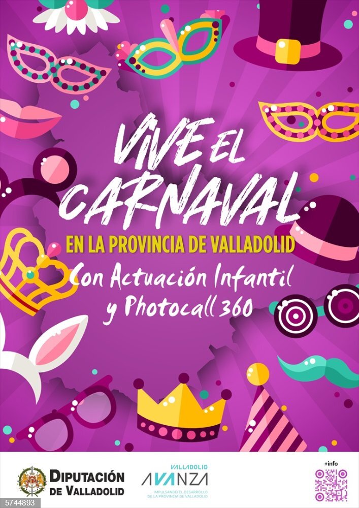 Vive el Carnaval' de la Diputación lleva actuaciones infantiles y un  photocall a nueve municipios de Valladolid - EUROPAPRESS
