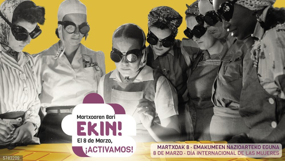 El Ayuntamiento de Vitoria lanza la campaña 'A por el 8-M. ¡Activamos!' con motivo del Día Internacional de las Mujeres El Ayuntamiento de Vitoria lanza la campaña 'A por el 8-M. ¡Activamos!' con motivo del Día Internacional de las Mujeres