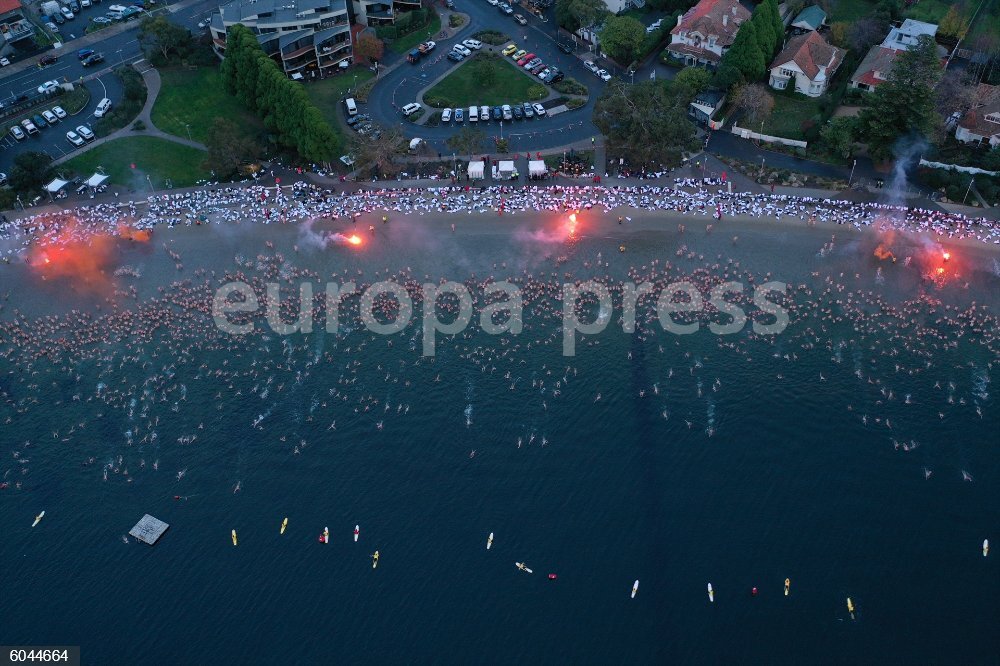 Annual Winter Solstice Nude Swim in Australia EUROPAPRESS