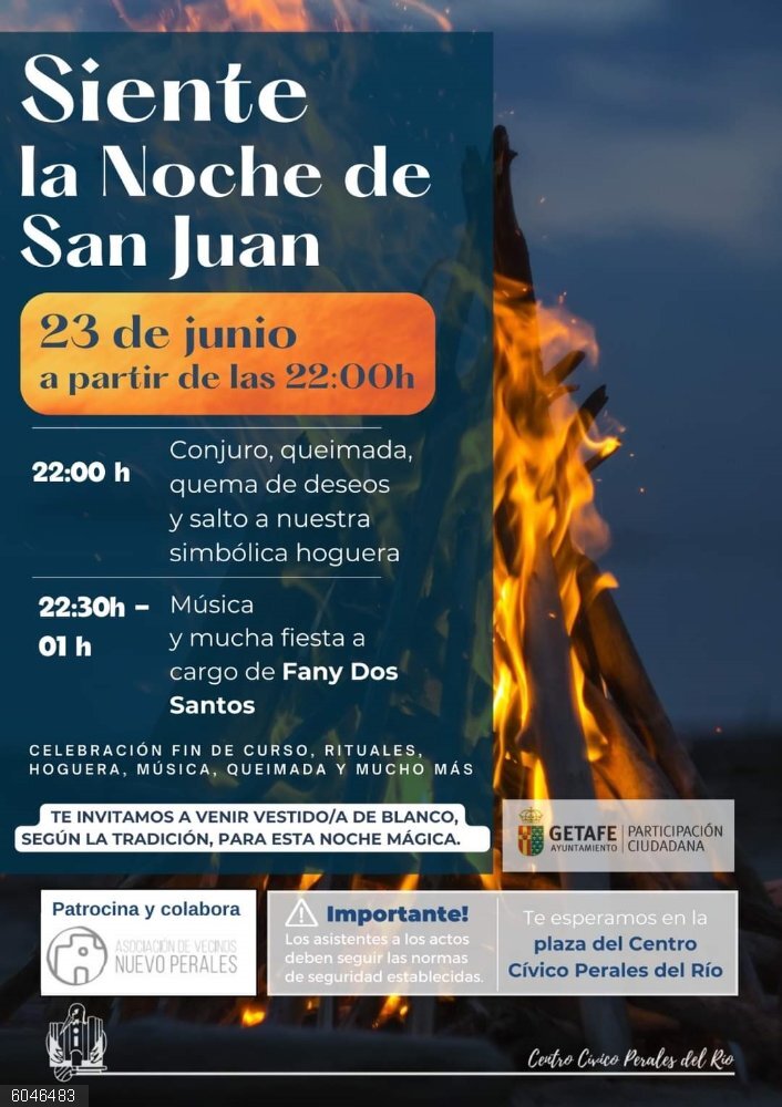Getafe.- Vecinos de Perales del Río celebrarán el domingo el tradicional salto a la hoguera de San Juan Vecinos de Perales del Río celebrarán el domingo el tradicional salto a la hoguera de San Juan