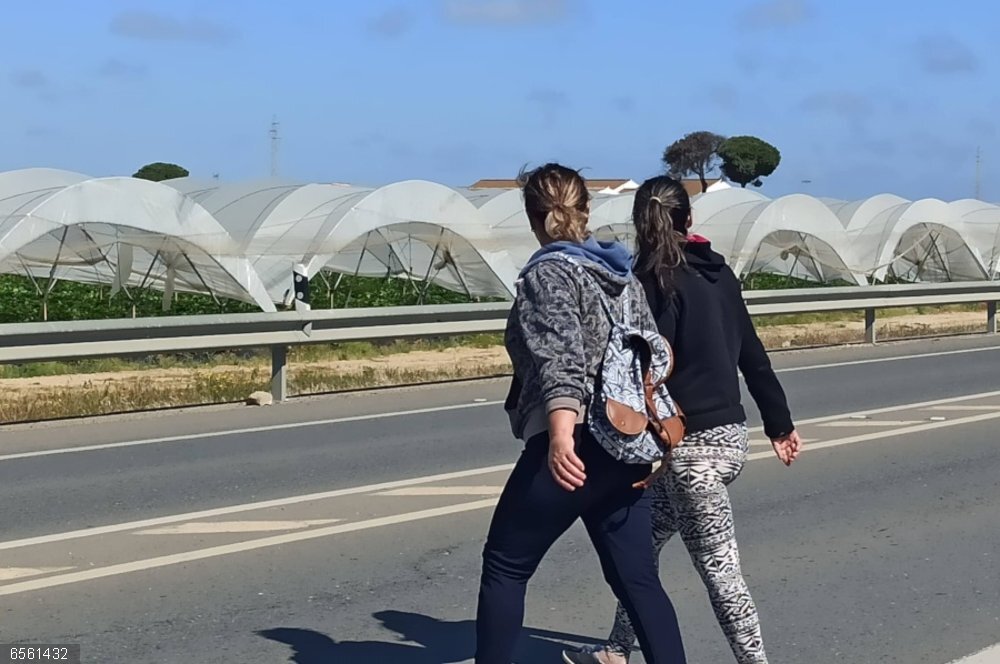 8M.- El acoso y falta de recursos de apoyo perjudican la salud de las temporeras, según un estudio Trabajadoras agrícolas en Almería