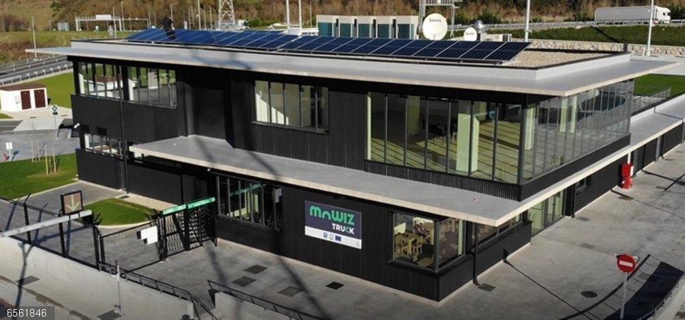 El parking para camiones de Astigarraga, galadornado en Europa por su seguridad y sostenibilidad Parking mowiz TRUCK Astigarraga