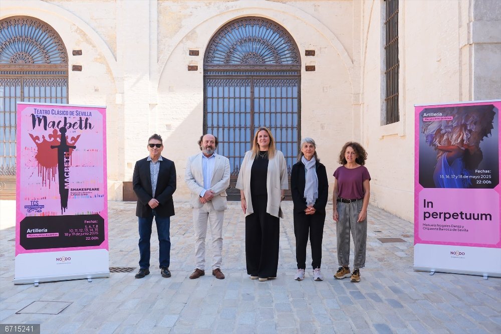 Sevilla.- La Fábrica de Artillería acoge durante mayo y junio los estrenos de 'Macbeth' e 'In Perpetuum' Presentación de los estrenos de ‘Macbeth’ e ‘In Perpetuum’