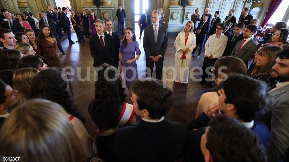 Los Reyes asisten a la clausura del Curso académico del Colegio de Europa en Brujas (Bélgica) - EUROPAPRESS