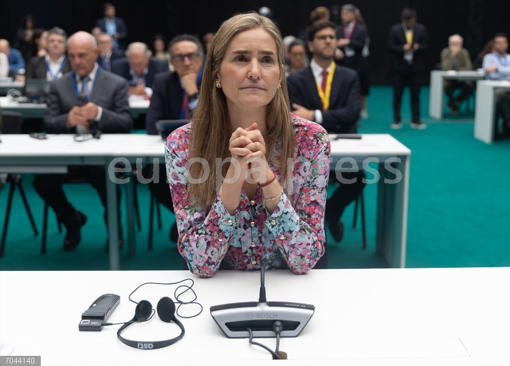 Aagesen interviene en la XI edición de los Diálogos del Agua La vicepresidenta tercera y ministra para la Transición Ecológica y el Reto Demográfico, Sara Aagesen, interviene en la XI edición de los Diálogos del Agua, a 21 de octubre de 2025, en Madrid (España). Con el título de 'Seguridad hídrica para el desarrollo territorial sostenible' el evento está organizado por el Banco de Desarrollo de América Latina y el Caribe (CAF).