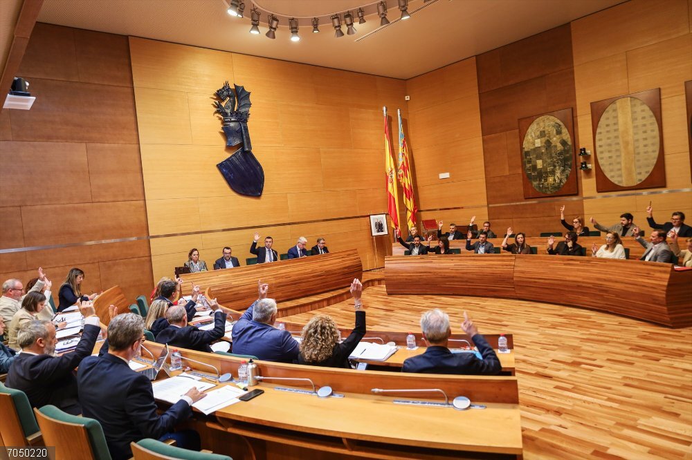 Imagen del pleno ordinario de octubre 2025 de la Diputación de Valencia. Imagen del pleno ordinario de octubre 2025 de la Diputación de Valencia.