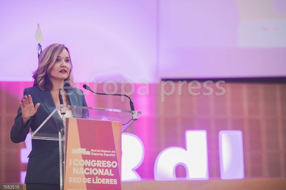Pol. depor.- Pilar Alegría: "Las políticas públicas deportivas sitúan a España como referente internacional en igualdad" La ministra de Educación, Formación Profesional y Deportes, Pilar Alegría,ha inaugurado el I Congreso Nacional de la Red de Líderes.