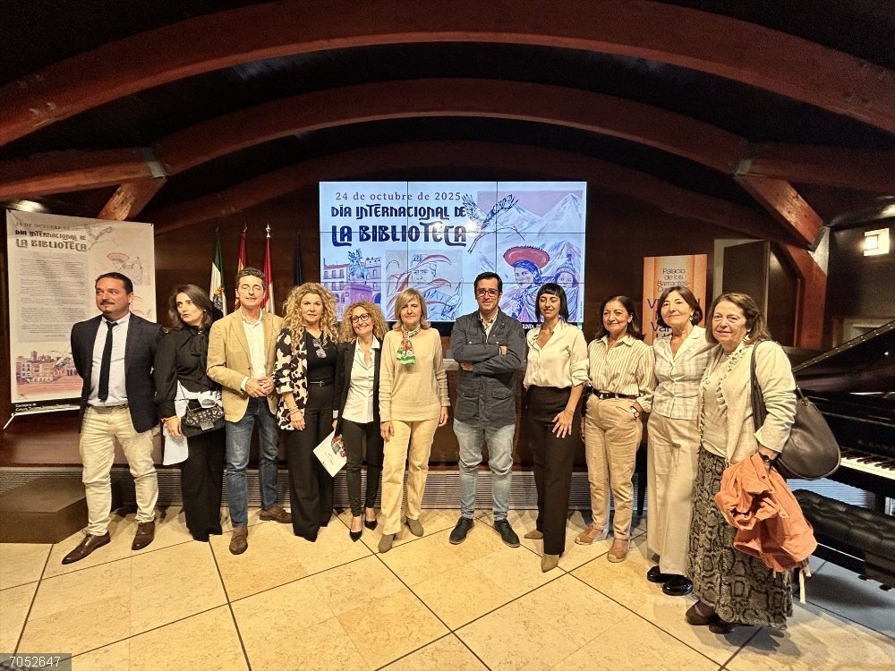 El Día de las Bibliotecas se celebra en Trujillo con talleres infantiles y lectura de fragmentos de Vargas Llosa Día de las Bibliotecas en Extremadura