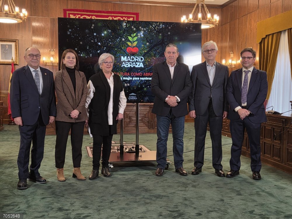 La gala solidaria Madrid Abraza recaudará fondos para los afectados por los incendios de Zamora Presentación de la gala Madrid Abraza.