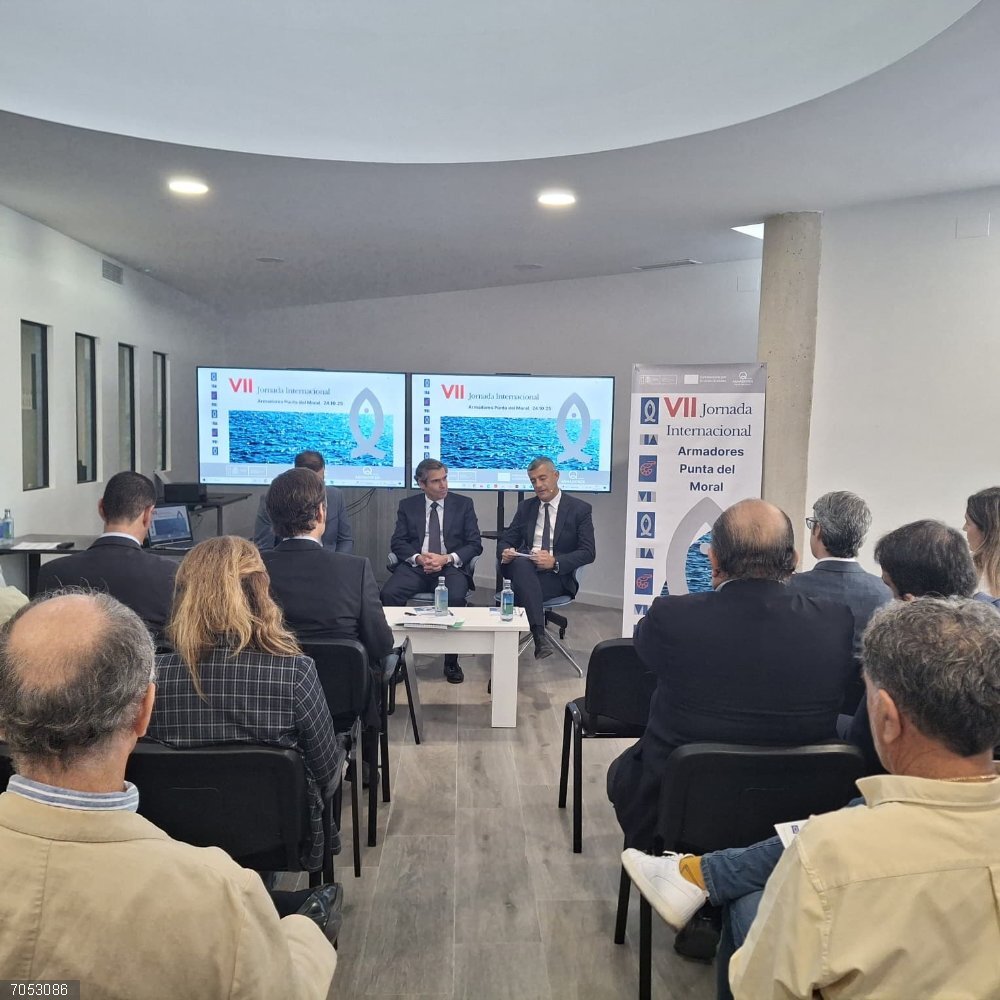 Huelva.- Sector pesquero reclama desde Ayamonte una política europea "más equilibrada, sostenible y menos burocrática" VII Jornada Internacional de Armadores Punta del Moral.