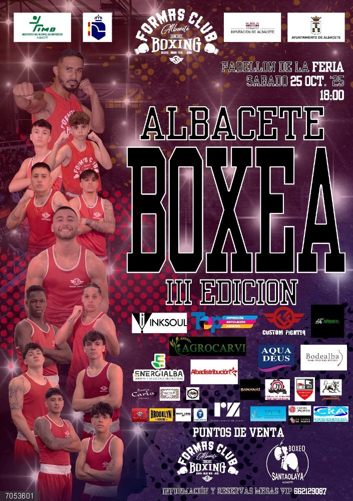 Más de 1.000 personas asistirán este sábado a la III edición del evento 'Albacete Boxea' en el Pabellón de la Feria Más de 1.000 personas asistirán este sábado a la III edición del evento 'Albacete Boxea' en el Pabellón de la Feria