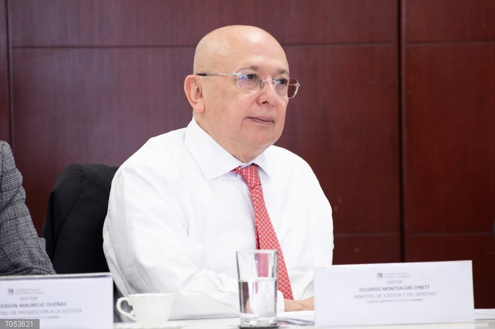 Colombia.- El ministro de Justicia de Colombia presenta su renuncia por la absolución del expresidente Uribe Imagen de archivo del ministro de Justicia, Eduardo Montealegre