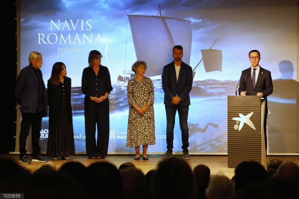 Estreno del documental sobre el pecio de ses Fontanelles, Navis Romana Estreno del documental sobre el pecio de ses Fontanelles, Navis Romana