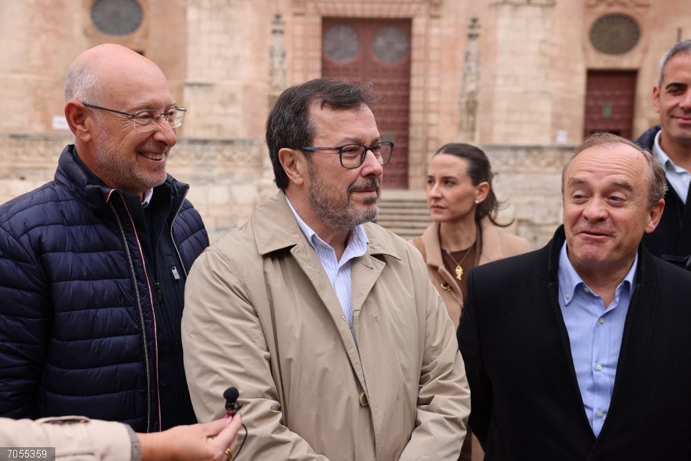 El portavoz nacional de Vox, José Antonio Fúster, durante una visita a Burgos El portavoz nacional de Vox, José Antonio Fúster, durante una visita a Burgos