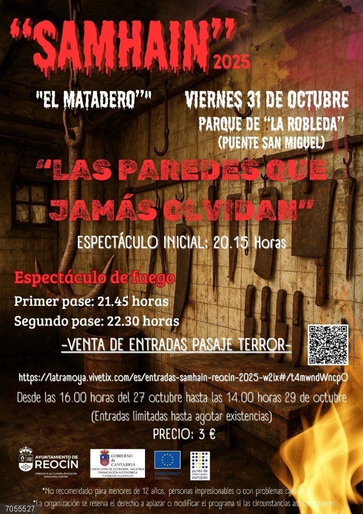 Reocín volverá a celebrar Samhain con el pasaje del terror y espectáculos a cargo de unos 70 actores Reocín volverá a celebrar Samhain con un pasaje del terror