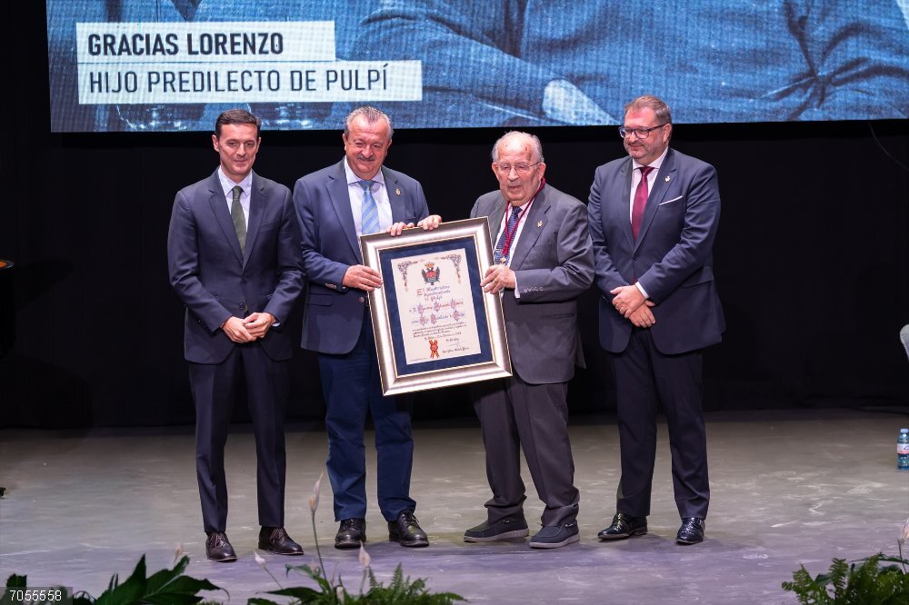 Almería.-Diputación.-El Ayuntamiento de Pulpí nombra hijo predilecto al presidente de Primaflor, Lorenzo Belmonte Lorenzo Belmonte, reconocido como Hijo Predilecto de Pulpí (Almería)