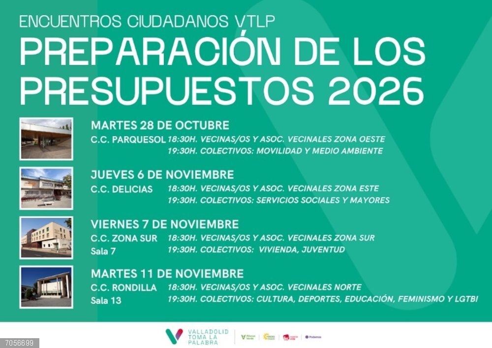 VTLP inicia una nueva ronda de encuentros ciudadanos para elaborar sus propuestas a los presupuestos de 2026 VTLP inicia una nueva ronda de encuentros ciudadanos para elaborar sus propuestas a los presupuestos de 2026