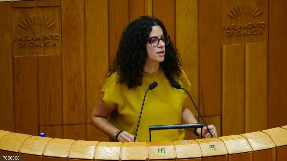 La portavoz de Facenda del BNG, Noa Presas. La portavoz de Facenda del BNG, Noa Presas.
