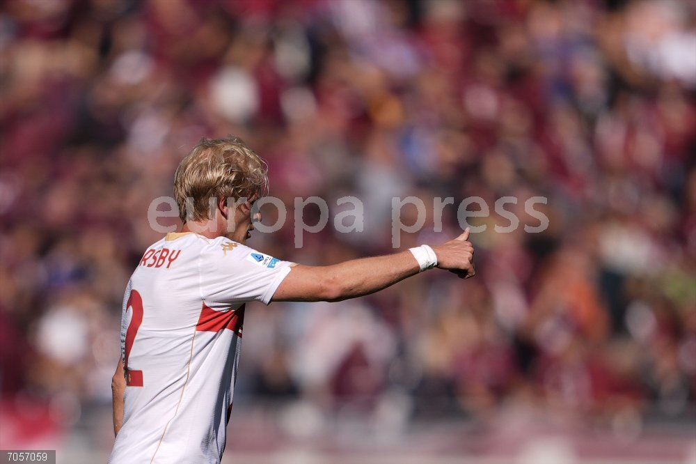 Italy Serie A - Torino FC vs Genoa CFC 26 October 2025, Italy, Turin: Genoa's Morten Thorsby celebrates scoring his side's first goal during the Italian Serie A soccer match between Torino FC and Genoa CFC at the Stadio Olimpico Grande Torino. Photo: Fabio Ferrari/LaPresse via ZUMA Press/dpa