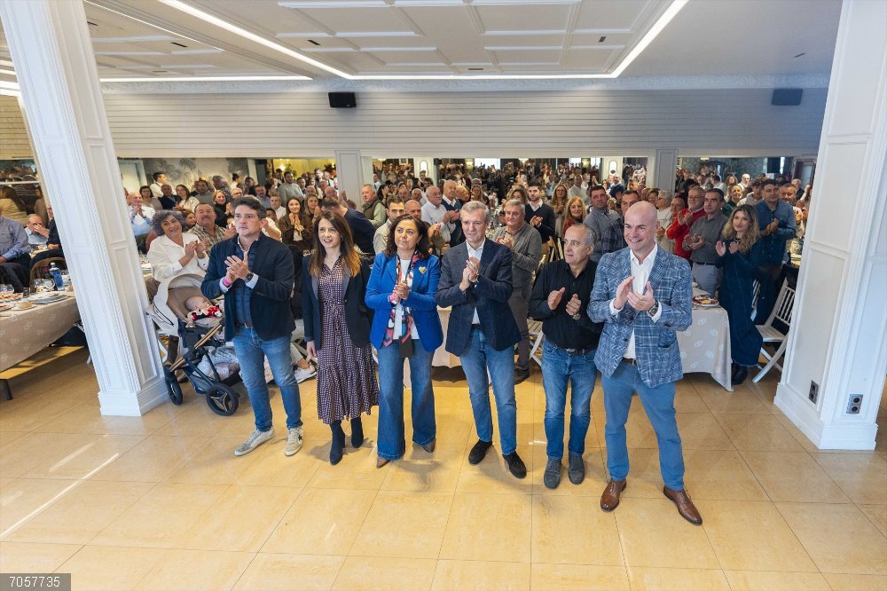 Rueda ensalza el "esfuerzo especial" del Gobierno gallego en los Presupuestos por la provincia de Lugo El presidente del PPdeG, Alfonso Rueda, en la tradicional pulpada de San Froilán organizada por el PP