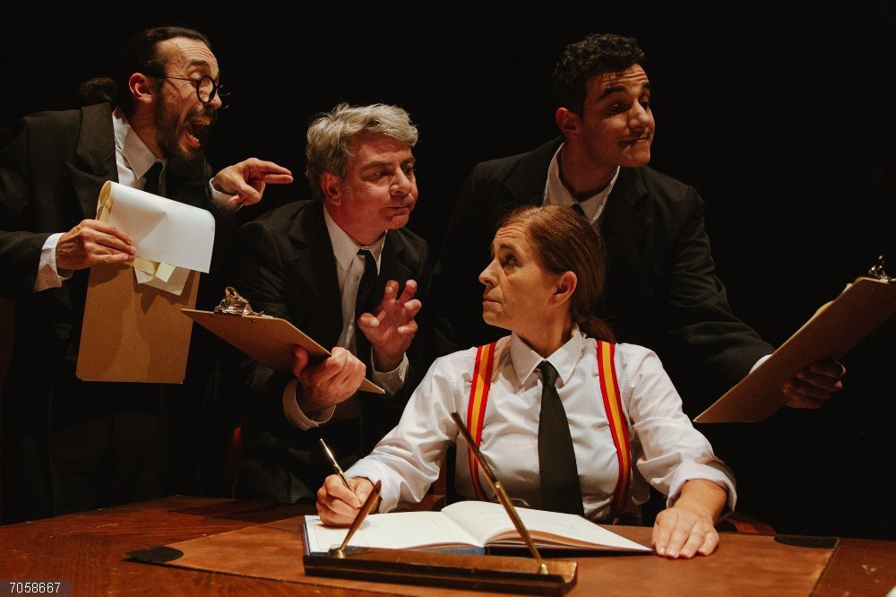 El Auditorio de León acoge mañana 'Iribarne', una revisión de la historia de la Transición Española Imagen de archivo de la obra 'Iribarne'
