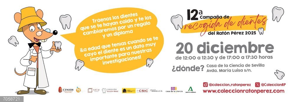 Cartel de la campaña 'Colección Ratón Pérez" impulsada Centro Nacional de Investigación sobre la Evolución Humana (Cenieh) Cartel de la campaña 'Colección Ratón Pérez" impulsada Centro Nacional de Investigación sobre la Evolución Humana (Cenieh)