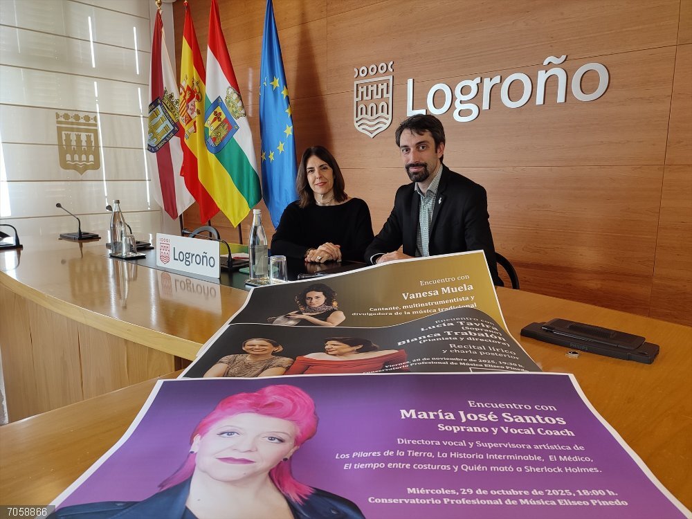 Los 'Encuentros sonoros' de Rioja Filarmonía en colaboración con el Ayuntamiento quieren acercar la música al ciudadano Presentación de los Encuentros Sonoros