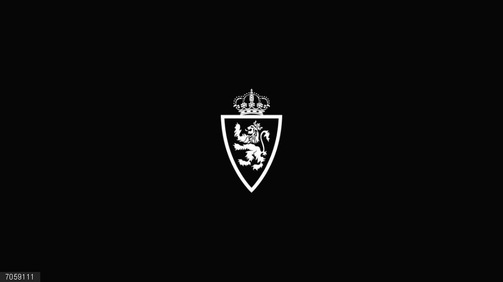 Fútbol.- Muere el canterano del Real Zaragoza Jorge Casado a los 15 años Escudeo del Real Zaragoza en blanco y negro.