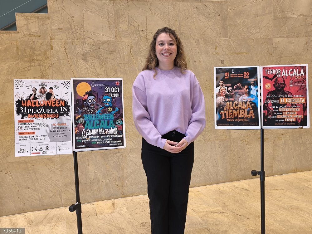 Sevilla.- Alcalá de Guadaíra se prepara para Halloween con un ciclo de cine de terror, pasacalles y conciertos Presentación de la programación de Halloween del Ayuntamiento de Alcalá de Guadaíra.