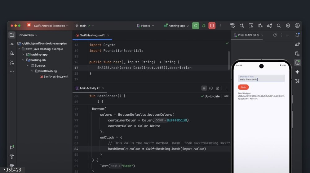 Los desarrolladores de Android ya pueden crear apps nativas con Swift SDK de Swift para Android
