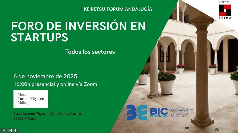 Málaga.- Málaga acogerá el Foro de Inversores 'Keiretsu Forum Andalucía' Málaga acogerá el Foro de Inversores 'Keiretsu Forum Andalucía'