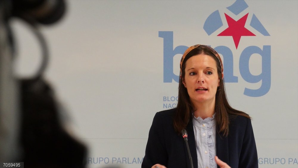 La viceportavoz primera del BNG en el Parlamento, Olalla Rodil La viceportavoz primera del BNG en el Parlamento, Olalla Rodil